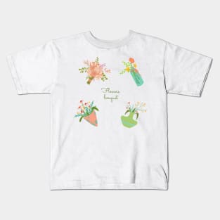 Flowers bouquet Kids T-Shirt